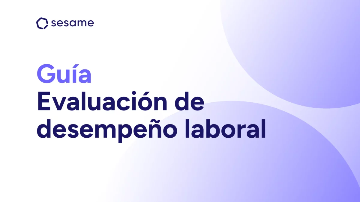 guía evaluación del desempeño