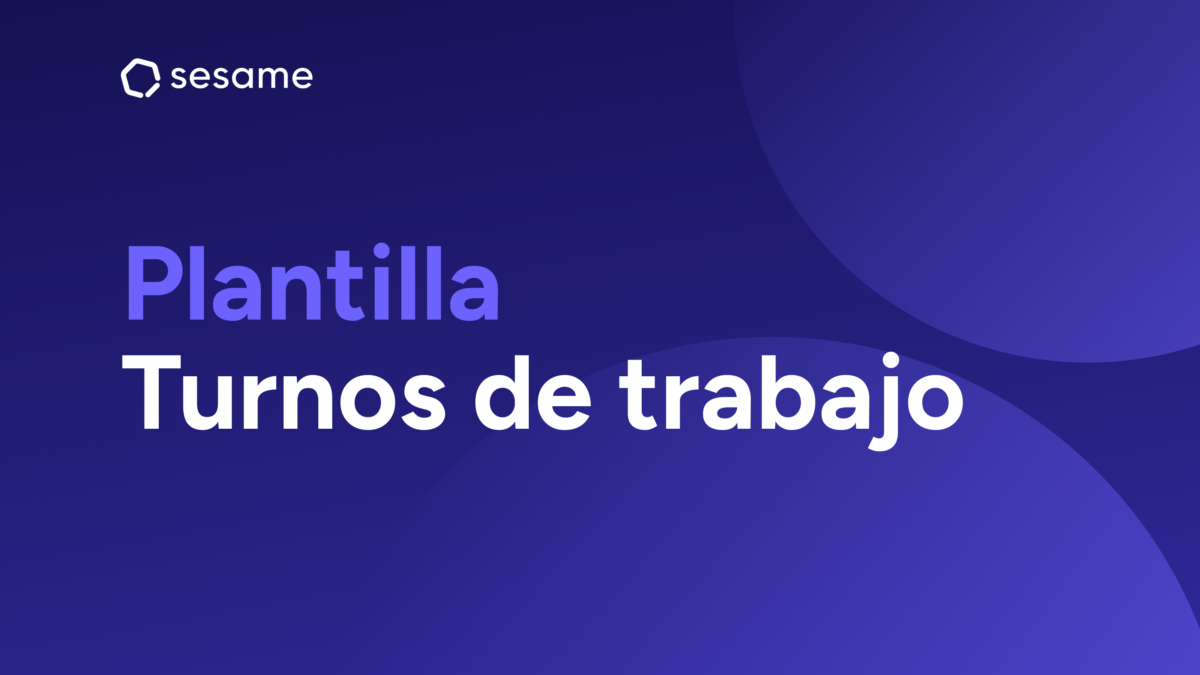 plantilla de turnos de trabajo