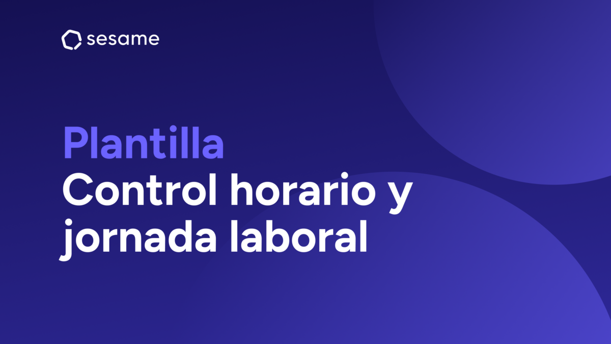plantilla de control horario